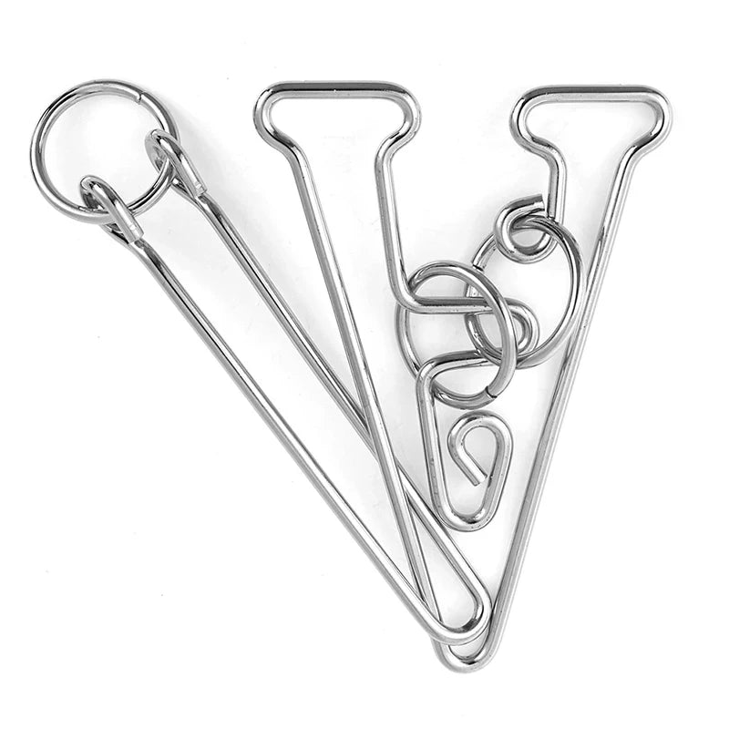 Brain Teasers Metal Wire Iq Puzzles