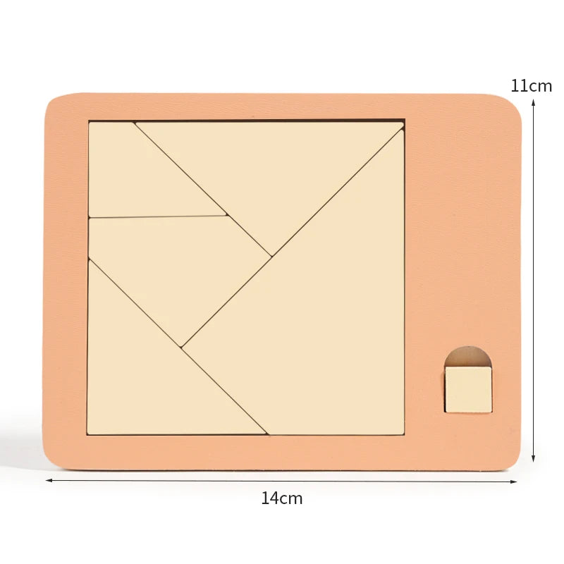 Wooden Geometric Puzzles Challenge