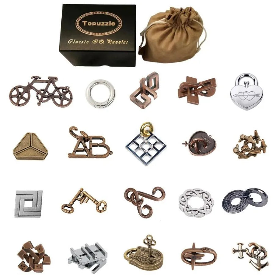 Metal Puzzle Bundle-Brain Teasers
