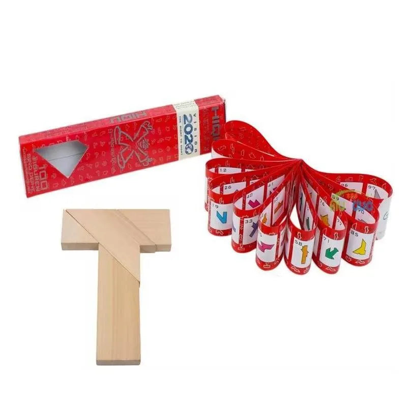 Classic Wooden T Puzzle