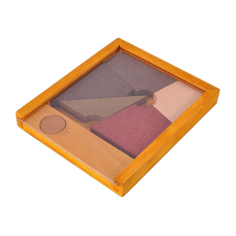 Different Brain Teaser Casse Tete Real Wood 3D Puzzle